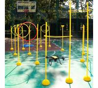 Portable Drone Obstacle Course with 2 Hoop Sizes, Training Loop Gate for Indoor/Outdoor FPV Racing Competition