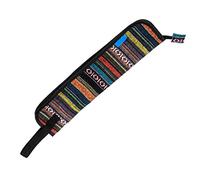 Portable Drum Stick Case Hanging Bag with Handle for Drumsticks Accessories Carrying Cotton Fabric Wear-Resistant Durable Comfortable Breathable Unique Design Beautiful Fashionable Unfolded to Accommo