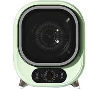 Portable Dryer, 5kg Capacity Compact Tumble Dryer with Spin Drying Function, Energy Saving Ventilated Design for Small Spaces(Green)