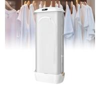 Portable Dryer Automatic Ironing Machine, Ironing Clothes Folding Wrinkle Removal Machine with Remote Control, Portable Quick Dry & Efficient Dryer Machine, LED Control Panel, for Travel,Hom