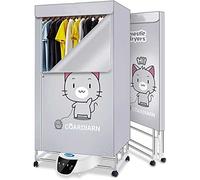 Portable Dryer Clothes Dryer - Foldable Rack Electric Clothes Drying Rack Energy Saving(Anion) Clothing Dryers - Digital Automatic Timer Airer for Apartment House Efficient Low Energy
