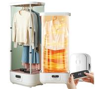 Portable Dryer Electric Clothes Dryer, 900w Fully Automatic Ironing Machine, With Remote Control/Built-In Aromatherapy Box, Collapsible Hanging, For Clothes & Fabric, Quickly Removes Wrinkle