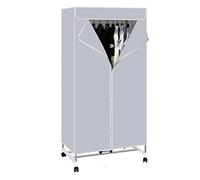 Portable Dryer For Apartments, 1000W Portable Dryer Machine Rack Wardrobe With Timer, Heated Clothes Drying Rack, High Capacity Waterproof Hanger Dryer Low Noise Double Layer Dryer With Casters