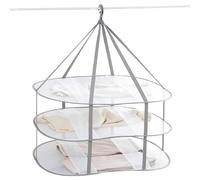 Portable drying-Rack - Foldable Mesh Laundry Airer Shelf, Multi Layer Garment drying-Stand, Compact Clothes Care Organizer | Travel Friendly Clothing Dryer For Small Spaces Dorm Rooms And Home