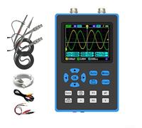 Portable Dso2512g Digital Oscilloscope 120m Bandwidth Dual Channel With Fpga Chip Signal Generator For Electronics Repair And Diy Debugging Black