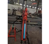 Portable DTH Drill Rig, Down The Hole Water Well Borehole Drilling Rig Machine, Skid Mounted for Water Well, Exploration and Anchoring Projects and Agricultural Use