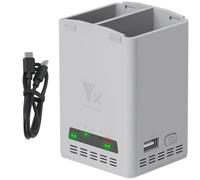 Portable Dual Battery Charger for DJI Mini 5 Pro/Mini 4 Pro/Mini 3 Pro/Mini 3 Drone 65W Charger Battery Two-Way Charging Hub Drone Accessories