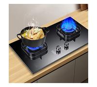 Portable Dual Burner 5.2KW-High Firepower, Accidental Flame Out Protection Device, Gas Stove with Hose, Suitable for Family Kitchen, Camping and Garden Dining (Size : LPG)