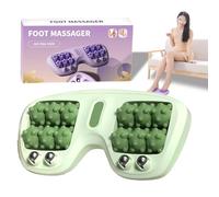 Portable Dual Foot Massage Roller,2025 New Foot Roller Massager,Dual Acupressure Therapy for Pain Relie Portable Reflexology Tool for Home & Office (Grenn,Large)