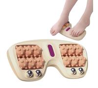 Portable Dual Foot Massage Roller,Foot Massager for Plantar Fasciitis,Pressure Tissue Stress and Muscle,Relief and Improved Circulation by Pressing Acupressure Points for Office Home (Orange)