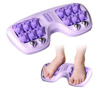 Portable Dual Foot Massage Roller,Foot Roller Massager for Plantar Fasciitis Relief Acupressure Foot Roller for Muscle Recovery,Foot Relaxer for Deep Tissue Muscle Massage for Home and Office Use