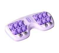 Portable Dual Foot Massage Roller, Foot Roller Massager,Plantar Fasciitis Relief,Deep Tissue Muscle Pressure Point Stress Relief,for Home and Office Use (Purple)