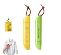 Portable Dual-Head Stain Remover Pen, Instant Stain Removal, Dual-Tip Stain Remover Pen, Fabric Cleaning Stick With Lanyard, No-Rinse, Instant Stain & Spot Remover for Clothes，Mix