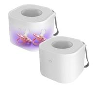 Portable Dummy Steriliser,Mini UV-C Sanitizer Box for Pacifier,Kills 99% of Germs in 3 Mins by 4 Uv Lights,Portable,Type-C Rechargeable,for Baby Pacifier, Bottle Nipples and More