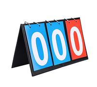 Portable Durable Flip Sports Scoreboard Counter for Table Tennis Basketball, Easy-to-Clean Scoreboard for Soccer Basketball Table Tennis, 3 Types Lightweight for Various Sports (three digit