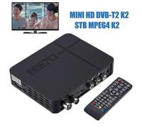 Portable Dvb-t2 Stb Mpeg4 K2 High Clarity Digital Tv Box Set-top Receiver Tuner Receptor