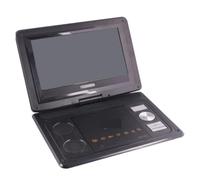 Portable DVD Player 10.1 Inch HD Rotating LCD Screen, EVD/DVD/VCD/CD Player with USB & SD Card Reader, AV Input/Output, TV Function, Built-in Rechargeable Battery, Multimedia Video Player