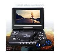 Portable DVD Player, 7.8 Inch Portable HD TV Home Car DVD Player VCD CD MP3 DVD Player USB Cards RCA TV Portatil Cable Game 16:9 Rotate LCD