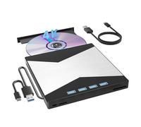 Portable DVD Player, External Blu Ray Drive 4K Bluray Player for Laptop USB 3.0 /CD/DVD RW Reader Burner