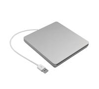 Portable DVD Player, External DVD Drive USB 2.0 Portable CD +/-RW Burner for Laptop(Silver)