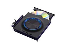 Portable DVD Player, USB 3.0 External Drive,Type C Portable CD/DVD/ -RW Player Hub Burner Compatible with Laptop