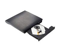 Portable DVD Player USB 3.0 Optical Drive External Slim CD-RW Reader Burner Compatible Entertainment Music Video Movie Audio TV(Nero)
