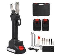 Portable Ear Tagger for Livestock, Rechargeable Electric, Powerful， 2PCS Rechargeable Battery, Long-Lasting Battery Life, Powerful Motor, for Pig Goat Sheep(C)