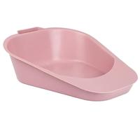 Portable, Easy to Clean Fracture Bedpans,Non-stick surface, Rose 1 Each