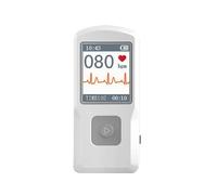 Portable ECG/EKG Monitor (Record ECG Without Smartphone) | Standalone Personal ECG Device with Screen & Data Storage | No Subscription Required Single Channel ECG/EKG Machine CE Certified