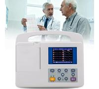 Portable ECG Monitor, 12 Channel ECG EKG Monitor with Waveform Demonstration and Recording, Automatic Inspection and Automatic Medical Analysis for Analysis, for Accurate Vital Sign Monitoring