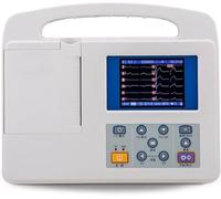 Portable ECG Monitor 12-Lead 3-Channel for Heart Health Monitoring in Intensive Care and Home Use with Printing Paper