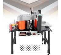 Portable Edge Bander Machine 1200W, Curve Straight Woodworking Edge Banding with Speed Control 2-6m/min, Double-Sided Glue PVC Edge Banding Tool