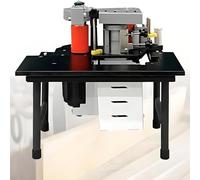 Portable Edge Bander Machine for Woodworking, Double-Sided Gluing with Adjustable Speed, Ideal for Right Angle and Curve Applications