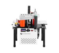 Portable Edge Bander YUCHENGTECH Woodworking Edge Banding Machine with Speed Control 2-6m/min Curve Straight Edge Bander Banding Machine Double-Sided Gluing - Width 10-60mm-Thickness 0.3-3mm 220V