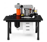 Portable Edge Banding Machine 1200W - Straight Line Edge Bander with Double-Sided Gluing for Efficient Wood Glue Application