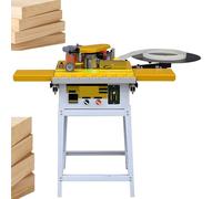 Portable Edge Banding Machine 1200W with Foot Pedal, Automatic Tape Breaking, Adjustable Woodworking Tool for Professional Use