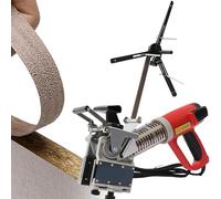 Portable Edge Banding Machine, Double-Sided Gluing Manual Edge Bander for Woodworking, Adjustable Speed for Curves & Straight Edges, Home Improvement & Professional Projects