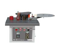 Portable Edge Banding Machine for Panel and Cabinet Woodworking Curved and Straight Lines Automatic Mini Speed and Efficiency Improvement(A)