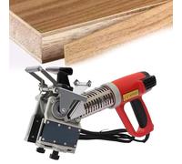 Portable Edge Banding Machine, Manual Curve & Straight Edge Bander with Accurate Cutting for Professional Woodworking