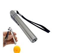 Portable Egg Candler - 13x2x2cm Compact Light, Stainless Steel Breeding Tool, Bright Candling Lamp with Focused Beam Accurate Embryo Development Check | Egg Candler for Poultry Care and Educational De