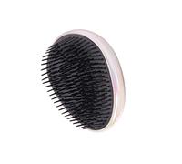Portable Egg Shaped Hair Brush Scalp Massage Comb for Curly Long Thick Hair Pink 8.5 x 6.5 x 4.0 cm