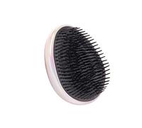 Portable Egg Shaped Hair Brush Scalp Massage Comb for Curly Long Thick Hair, Pink, 8.5 x 6.5 x 4.0cm