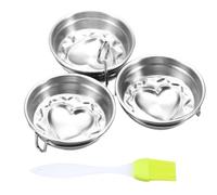 Portable Egg Steamer, Lightweight Culinary Cups, Eggs Maker Set with Scratch-Resistant Coating, Multi-Function Egg Tray with Cleaning Brush, Breakfast Accessory, Easy Eggs Recipes for Family