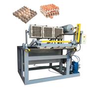 Portable Egg Tray Making Machine, Lightweight Design for Mobile Poultry Farms & Rural Markets, Capacity Equipped with Small Pulp Crusher & Electric Drying Fan, for large-Batch Egg Packaging Needs