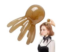 Portable Eight-Prong Head Massage Comb, Scalp Relaxation Tool, Tentacle Head Scratcher, Handheld Facial Massager for Stress Relief and Circulation Boost, 2.95x2.36 in