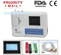 Portable EKG ECG Machine Electrocardiograph,1Channel,12 Leads