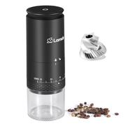 Portable Electric 420 Stainless Steel Burr Coffee Grinder, Rechargeable Small Bean Mill with 38 Adjustable Grind Settings, Cordless Travel Grinder for Espresso, Cold Brew, Pour Over, French Press