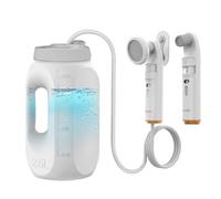 Portable Electric Bidet 2.5L - ZEY LUXE High Pressure Handheld Bidet with LED Display, Dual Spray Heads, Bottle & Hose Compatible, Rechargeable Travel Bidet for Camping, Postpartum & Personal Hygiene