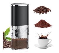 Portable Electric Burr Coffee Grinder, Compact Automatic Ceramic Conical Burr Grinder with Multiple Grind Settings,Detachable,USB Rechargeable Mini Coffee Bean Grinder for Beans,Nuts,Grains,30g,155ML