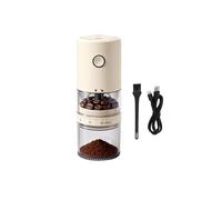 Portable Electric Burr Coffee Grinder Grind While Charging Visual Bean Hopper 38 External Grind Settings 2000mAh